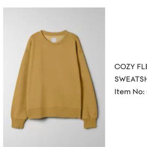TNA Coze Fleece Boyfriend Crew Neck
